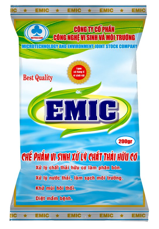 Xử lý chất thải hữu cơ làm phân vi sinh bằng chế phẩm EMIC